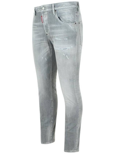 DSQUARED2 'Skater' Light Grey Cotton Jeans - DSQUARED2 - BALAAN 2