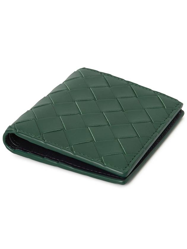 Intrecciato Slim Half Wallet Green - BOTTEGA VENETA - BALAAN 4