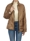 Matisse Padded Zip-Up Jacket Brown - MAX MARA - BALAAN 7