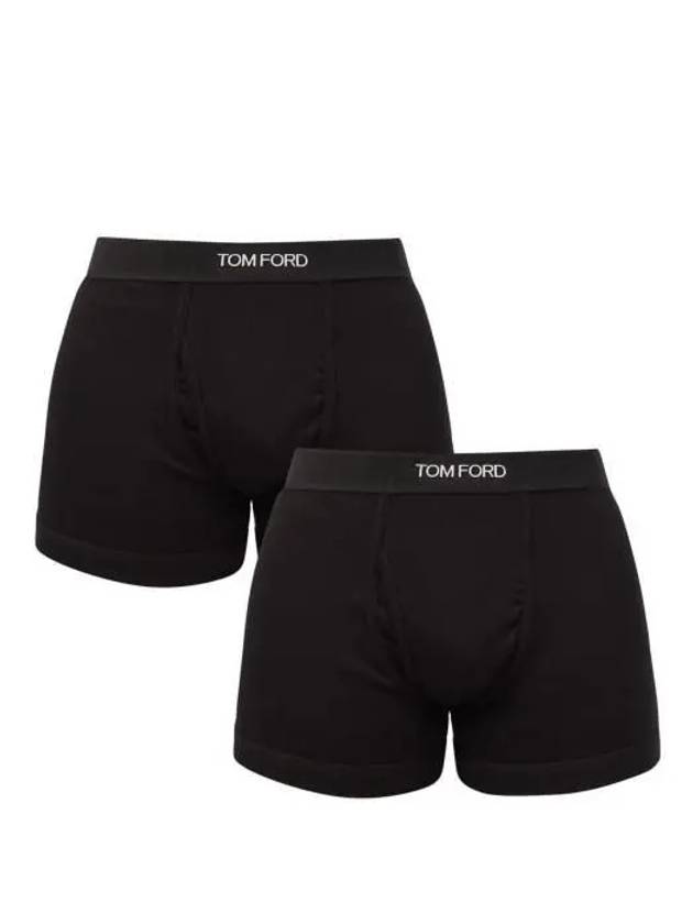 Men's 2 Pack Set Logo Band Boxer Briefs T4XC3 104 - TOM FORD - BALAAN 1