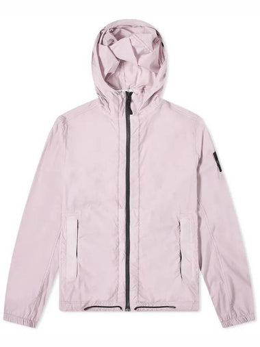 Skin Touch Wappen Patch Hooded Jacket Rose Quartz - STONE ISLAND - BALAAN 1