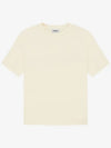 Logo Cotton Short Sleeve T-Shirt Cream - FEAR OF GOD ESSENTIALS - BALAAN 3