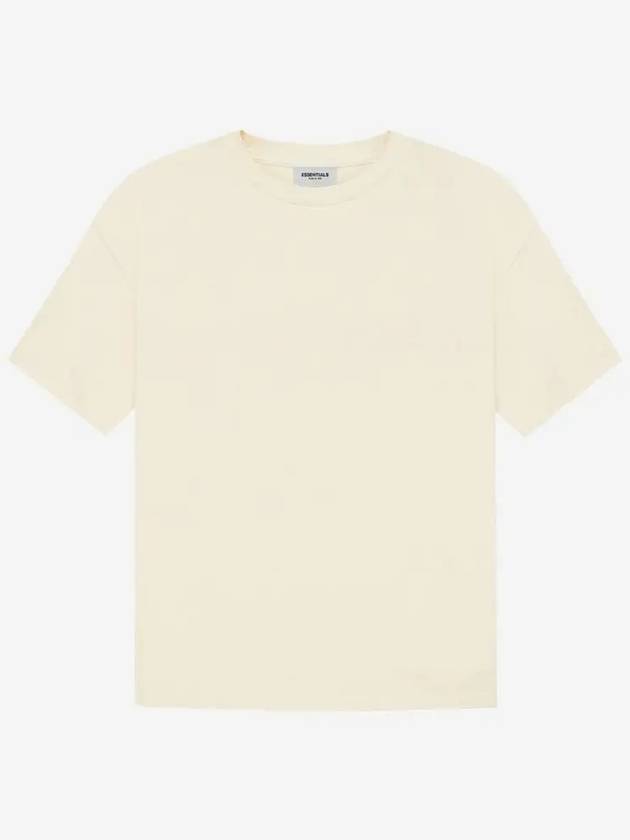 Logo Cotton Short Sleeve T-Shirt Cream - FEAR OF GOD ESSENTIALS - BALAAN 3