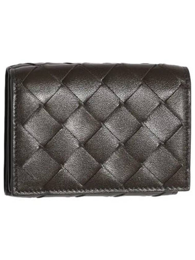 Intrecciato short bi fold wallet - BOTTEGA VENETA - BALAAN 1