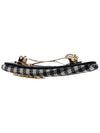 Women's Gingham Check Wool Hair Clip Black White - MIU MIU - BALAAN 7