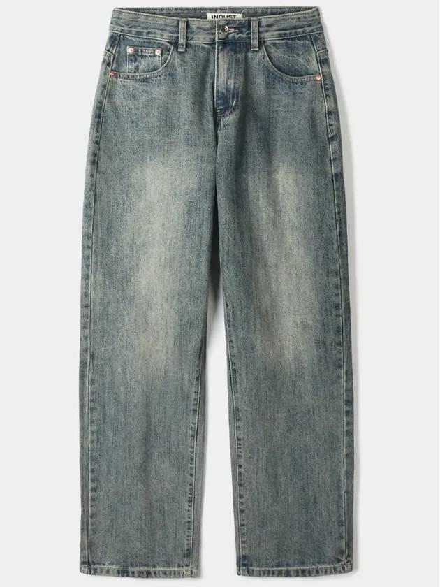 DPT 006 Damaged washed denim pants Vintage blue - INDUST - BALAAN 8