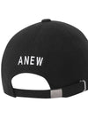 Official SHORT WIDE BALL CAP BK - ANEWGOLF - BALAAN 6