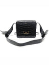 BB50B1B0LK Black Crocodile Embossed Leather Gold Eden Small Shoulder Bag - GIVENCHY - BALAAN 2