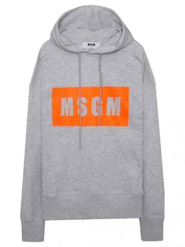 box logo hooded sweatshirt men - MSGM - BALAAN 1