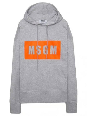 box logo hooded sweatshirt men - MSGM - BALAAN 1