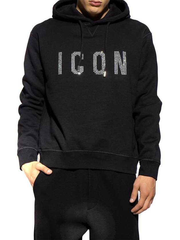 FW 23 24 Sweatshirt con cappuccio Icon S79GU0106S25516900 - DSQUARED2 - BALAAN 3