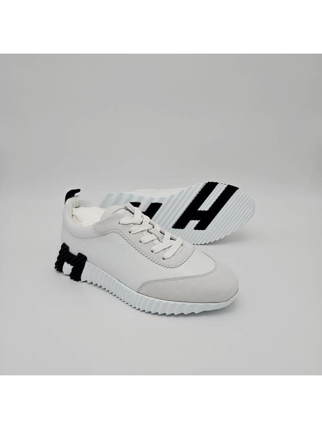 Bouncing Low Top Sneakers Blanc - HERMES - BALAAN 3