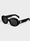 Eyewear Triomphe 01 Acetate Sunglasses Black - CELINE - BALAAN 2