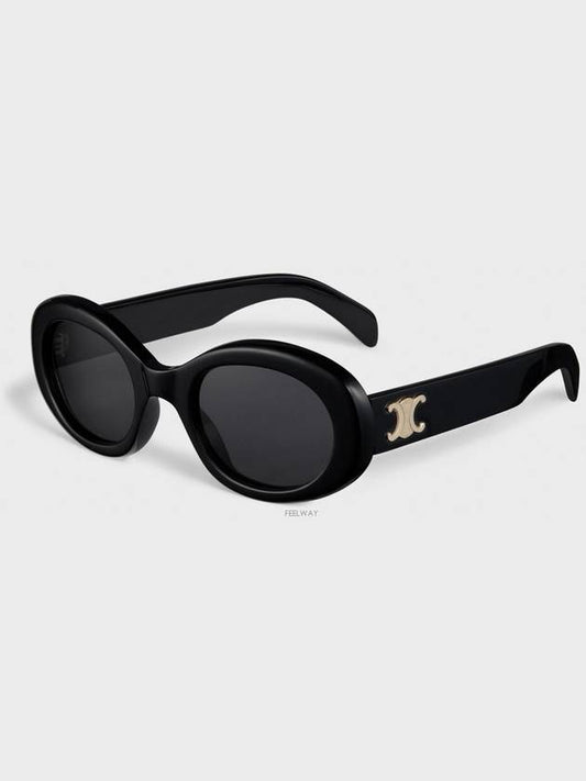 Eyewear Triomphe Acetate Sunglasses Black - CELINE - BALAAN 2