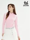 color combination brushed round long-sleeved T-shirt DC4WTS001PK - DUVIK - BALAAN 1