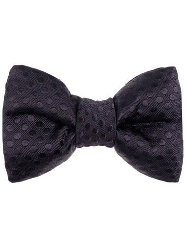 Tom Ford Silk Bow Tie, Men's, Navy Blue - TOM FORD - BALAAN 1