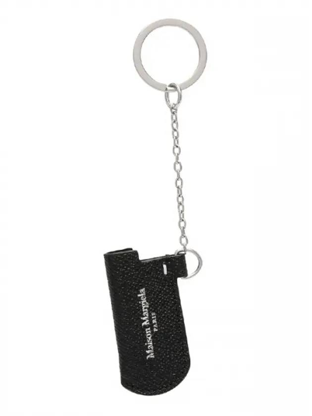 Leather lighter case key ring black - MAISON MARGIELA - BALAAN 1