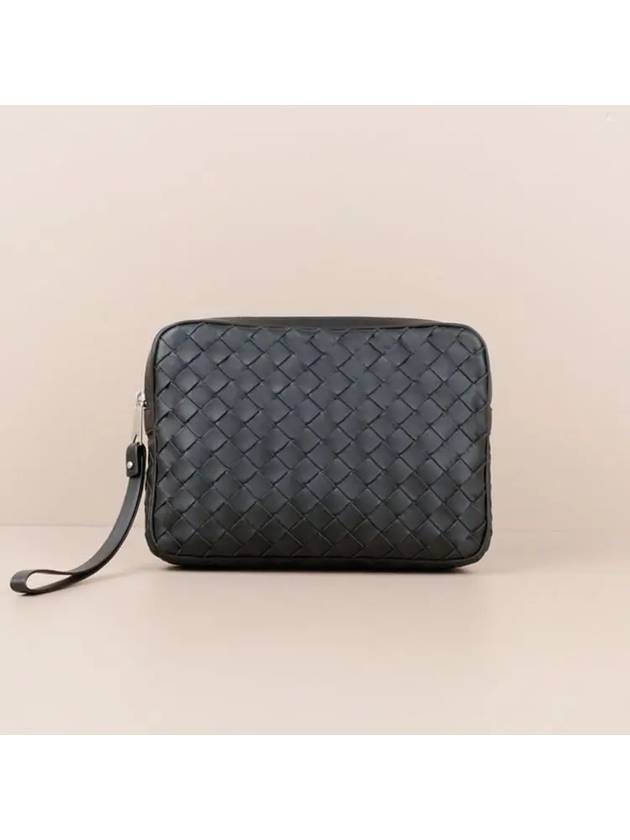 Classic Pouch Clutch Bag Black 649916 V0E51 8803 - BOTTEGA VENETA - BALAAN 1