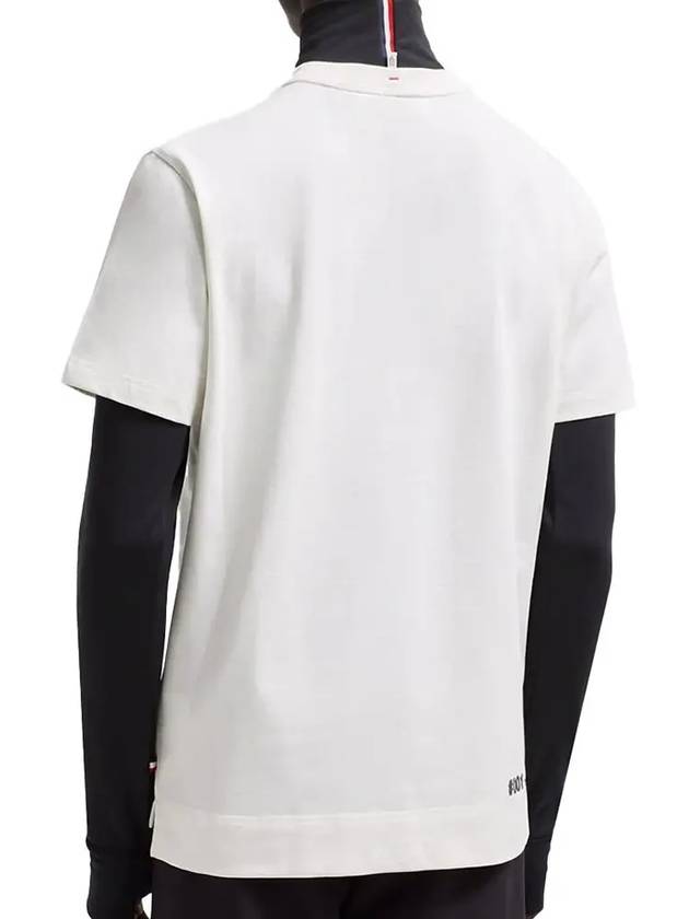 Grenoble logo short sleeve t shirt ivory - MONCLER - BALAAN 7