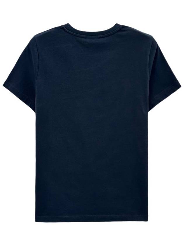 VPC Logo Organic Cotton Short Sleeve T-Shirt Navy - A.P.C. - BALAAN 3