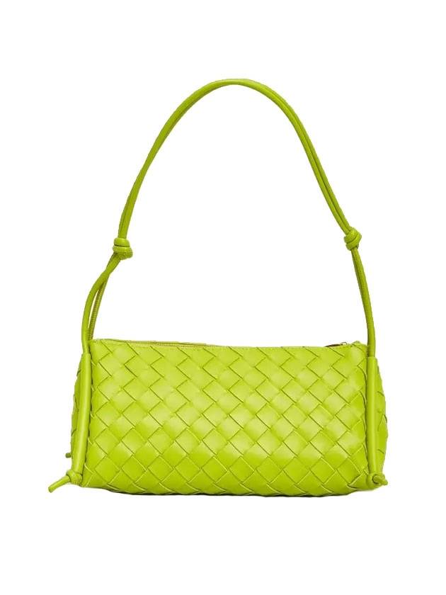 Intrecciato Shoulder Bag Kiwi - BOTTEGA VENETA - BALAAN 1