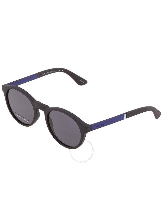 Tommy Hilfiger Grey Blue Round Men's Sunglasses TH 1476/S 0D51/IR 51 - TOMMY HILFIGER - BALAAN 3