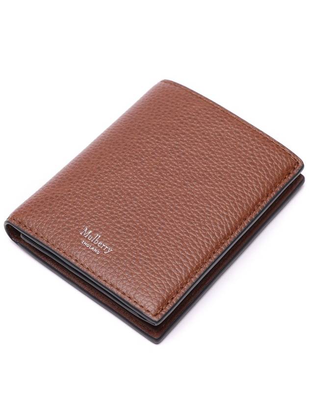 Logo Classic Grain Leather Half Wallet Oak - MULBERRY - BALAAN 6