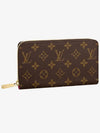 Zippy Monogram Canvas Long Wallet Fuchsia - LOUIS VUITTON - BALAAN 4