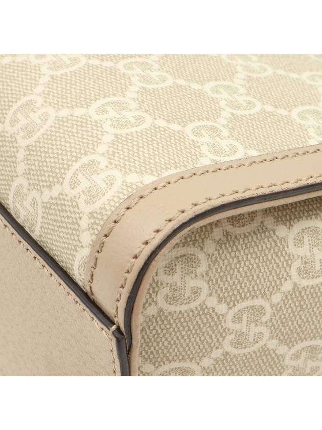 Beige White GG Supreme Canvas WEB Decoration Gold Ophidia Small Top Handle 2WAY 547551 - GUCCI - BALAAN 7