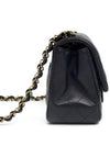 Classic Mini Flap Cross Bag Gold Metal Black - CHANEL - BALAAN 6