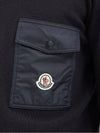 Symbol Logo Patch Nylon Pocket Cotton Knit Sweater 9C00001 M1113 743 - MONCLER - BALAAN 2