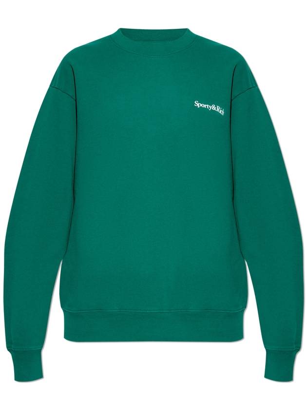 Sporty & Rich Sweatshirt From The Health Is Wealth Collection, Unisex, Green - SPORTY & RICH - BALAAN 1