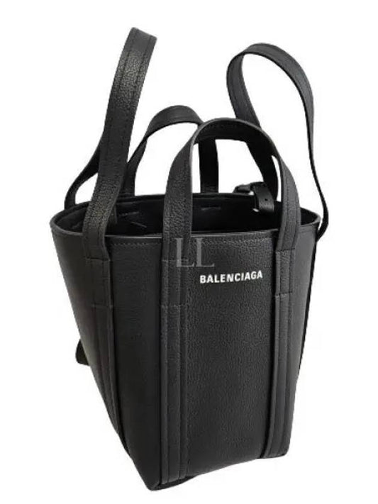 Everyday XS Grained Calfskin Shoulder Tote Bag Black - BALENCIAGA - BALAAN 2