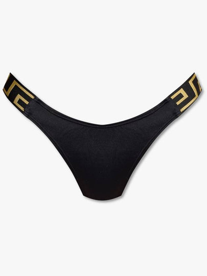 Women's Greca Border Bikini Bottom Black - VERSACE - BALAAN 2