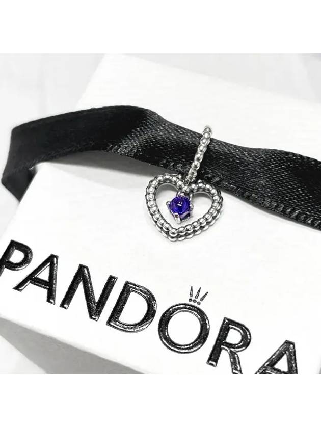 Moments Heart Dangle Charm Silver Purple - PANDORA - BALAAN 3