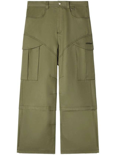 Cargo straight pants army green - OFF WHITE - BALAAN 2