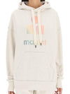 Women s Etoile Mansell gradient logo hoodie ECRU SIZE36 SW036222A043E23EC - ISABEL MARANT - BALAAN 3