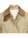 Diamond Quilted Thermoregulated Barn Jacket Honey - BURBERRY - BALAAN 10