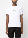 Archibio PVC Print Short Sleeve T-Shirt White - STONE ISLAND - BALAAN 4