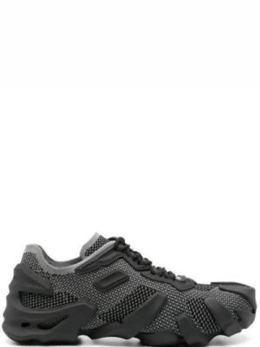 Flex Technical Knit Lace Up Low Top Sneakers Light Graphite - BOTTEGA VENETA - BALAAN 2