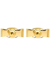 Vara Ribbon Earrings Gold - SALVATORE FERRAGAMO - BALAAN 5