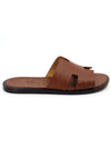 Izmir Leather Slippers Gold - HERMES - BALAAN 4