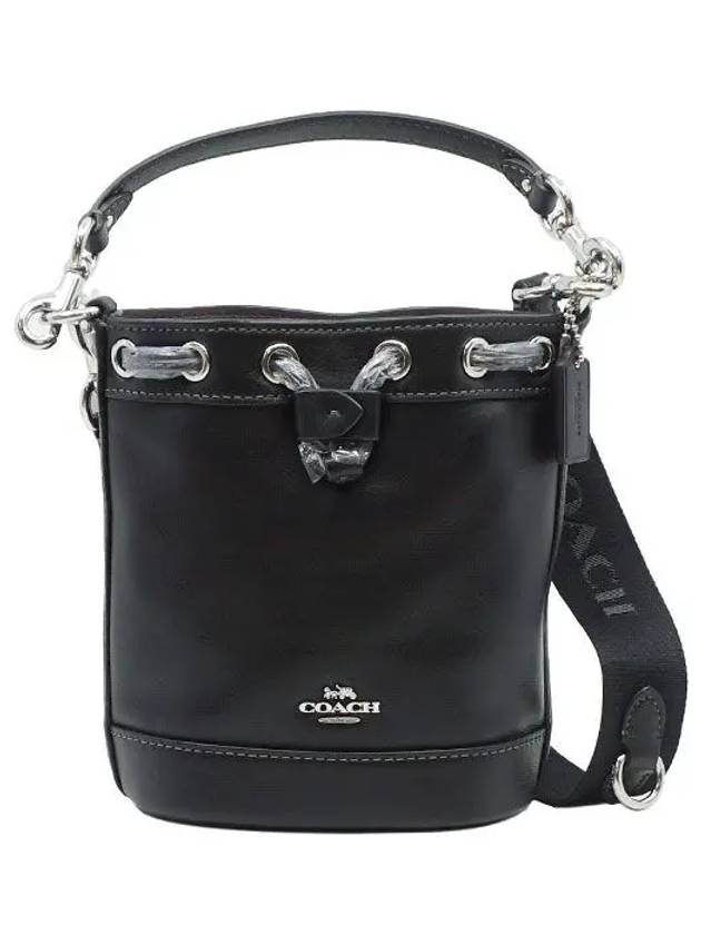 Signature Mini Dempsey Bucket Bag CR144 IMBLK - COACH - BALAAN 1