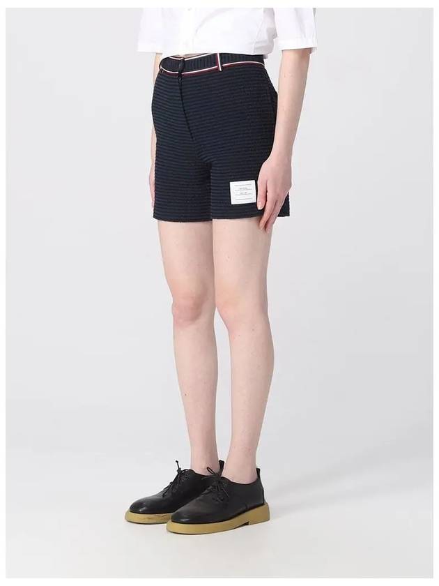 Waste RWB Trim High Shorts Navy - THOM BROWNE - BALAAN 5