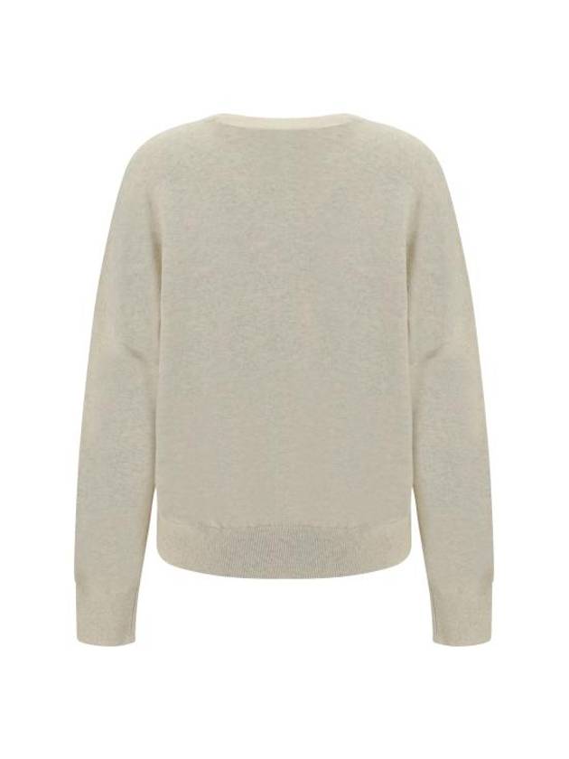 Marisans Logo Knit Top Light Grey - ISABEL MARANT - BALAAN 3