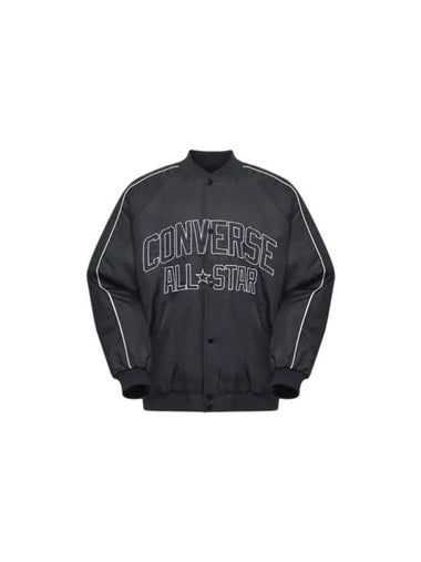 Retro Varsity Jacket Black - CONVERSE - BALAAN 1