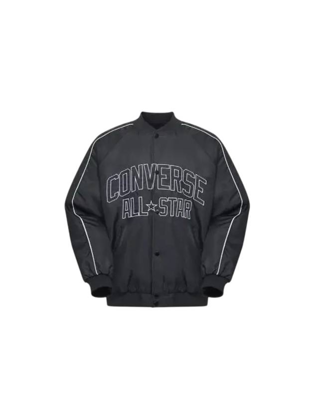 Retro Varsity Jacket Black - CONVERSE - BALAAN 1