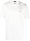 70/2 Mercerized Jersey Short Sleeve T-Shirt White - CP COMPANY - BALAAN 1