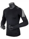 Alpha Skin Sports Three Stripes Long Sleeve T-Shirt Black - ADIDAS - BALAAN 3