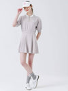 Volume sleeve golf dress BEIGE - MONBIRDIE GOLF - BALAAN 8